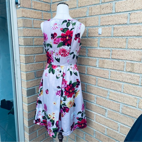EMERSON Pink Floral Vintage-Inspired Fit and Flare Dress Size 8 Party Event - Picture 4 of 7